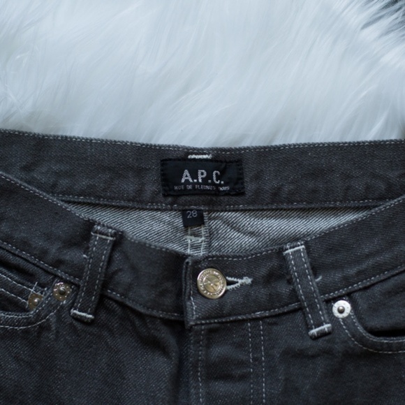 A.P.C. | Gray Denim Jean Pants size 25 26 - Picture 7 of 8